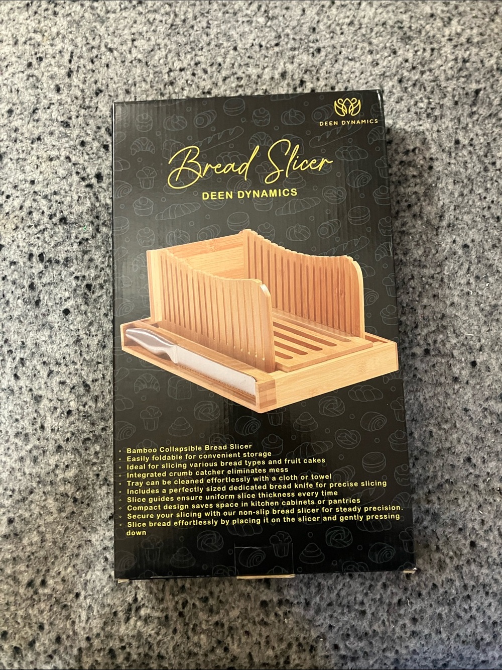 Deen Dynamics foldable bread slicer